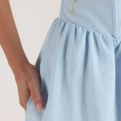 Robe Maxi Corset - Bleu