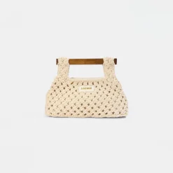 Sac Clutch Clover - Crème