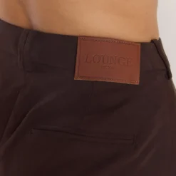 Short Ajusté Taille Haute - Chocolat
