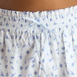 Short de Pyjama Bloom & Stripe - Bleu
