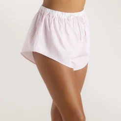 Short de Pyjama Bloom & Stripe - Rose