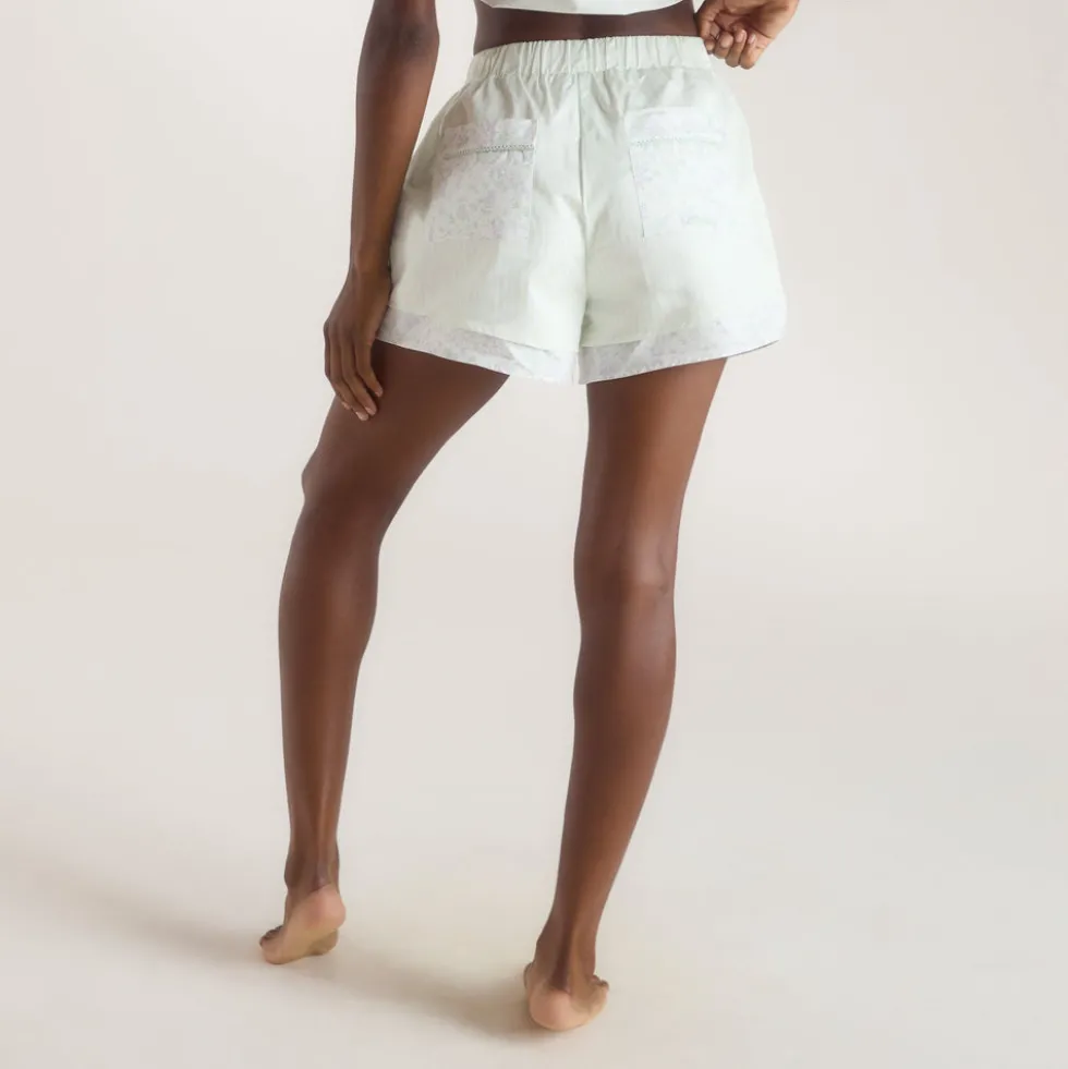 Short de Pyjama Bloom & Stripe - Sauge