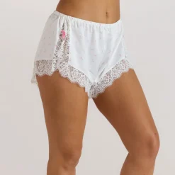 Short de Pyjama Satiné - Motif Floral