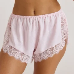 Short de Pyjama Satiné - Rose