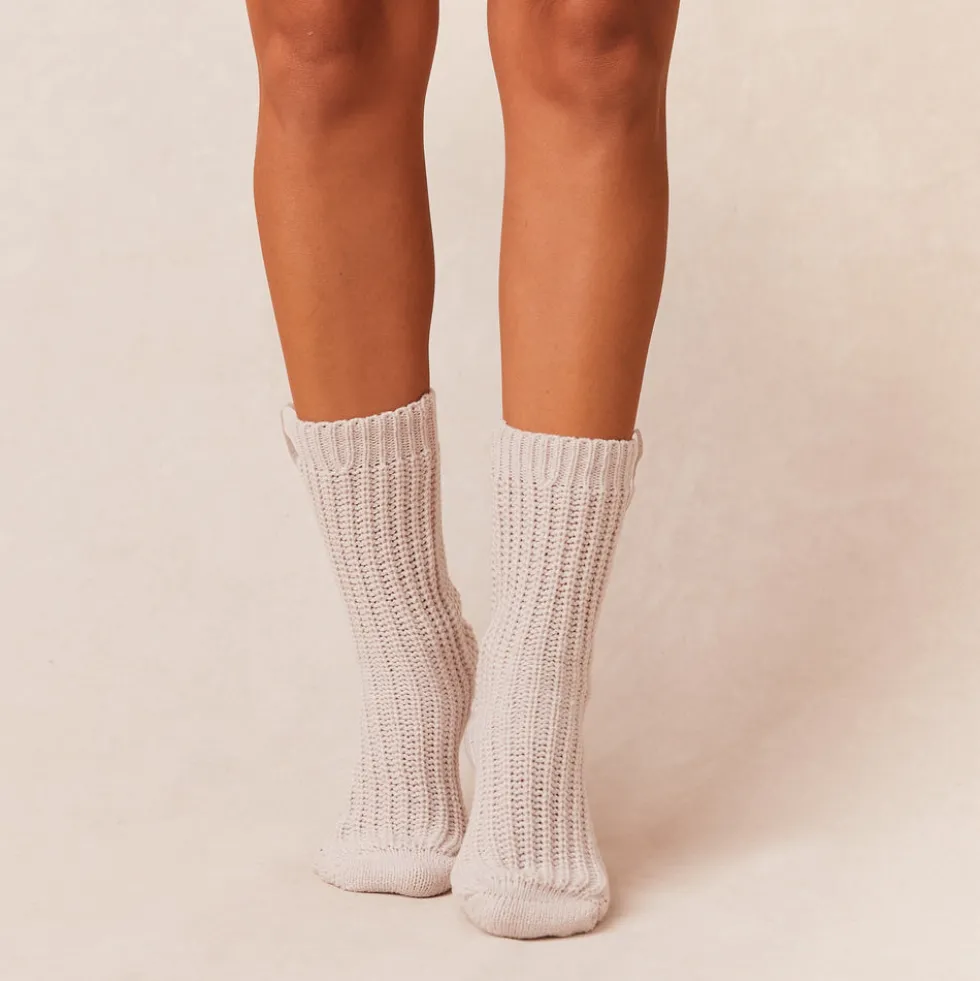 Snooze Chaussettes Tricotées - Créme
