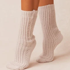 Snooze Chaussettes Tricotées - Créme