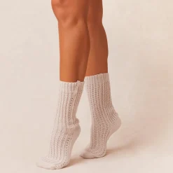 Snooze Chaussettes Tricotées - Créme