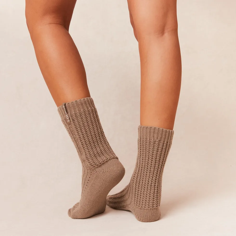 Snooze Chaussettes Tricotées - Nude