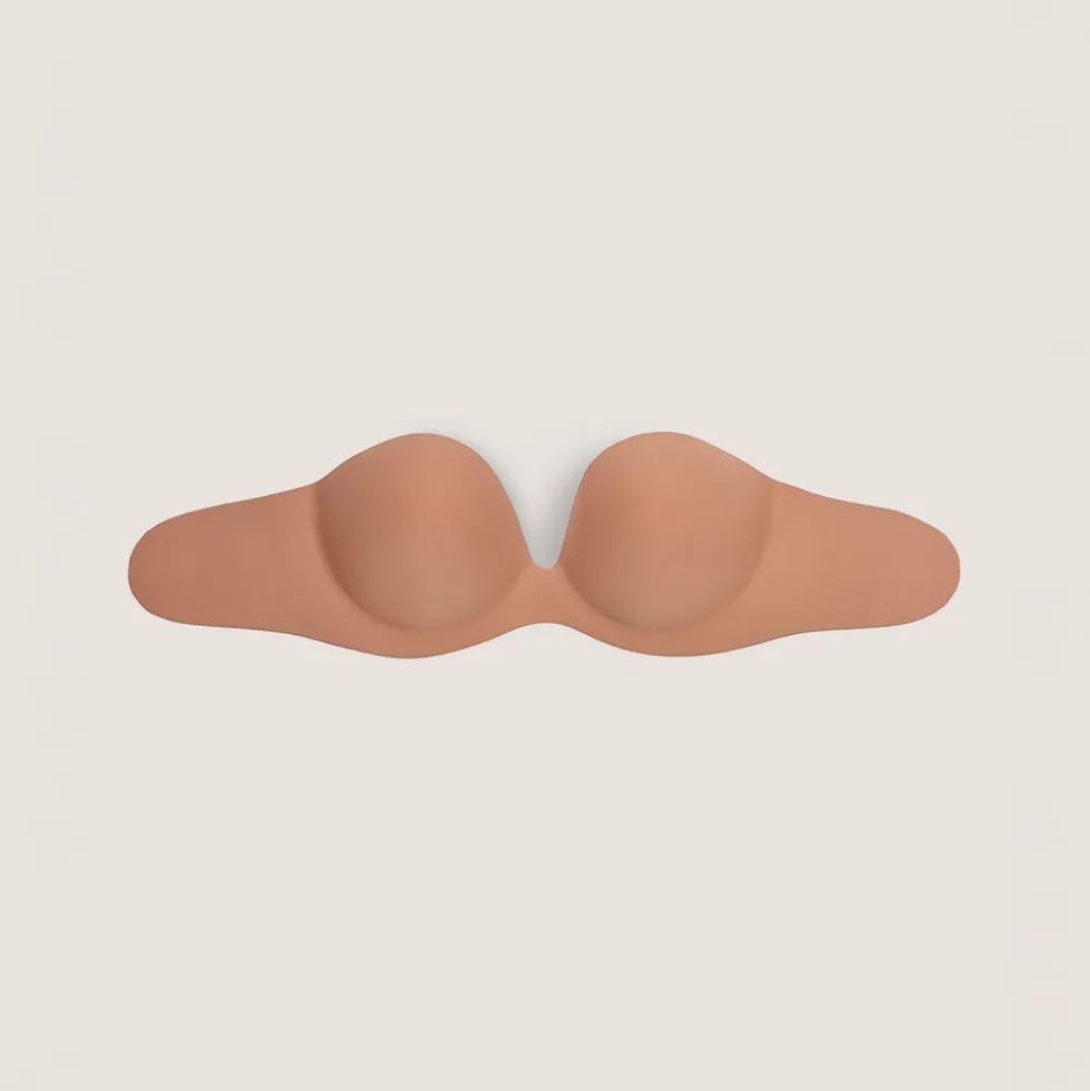 Soutien-gorge Adhésif Push-up - Muscade