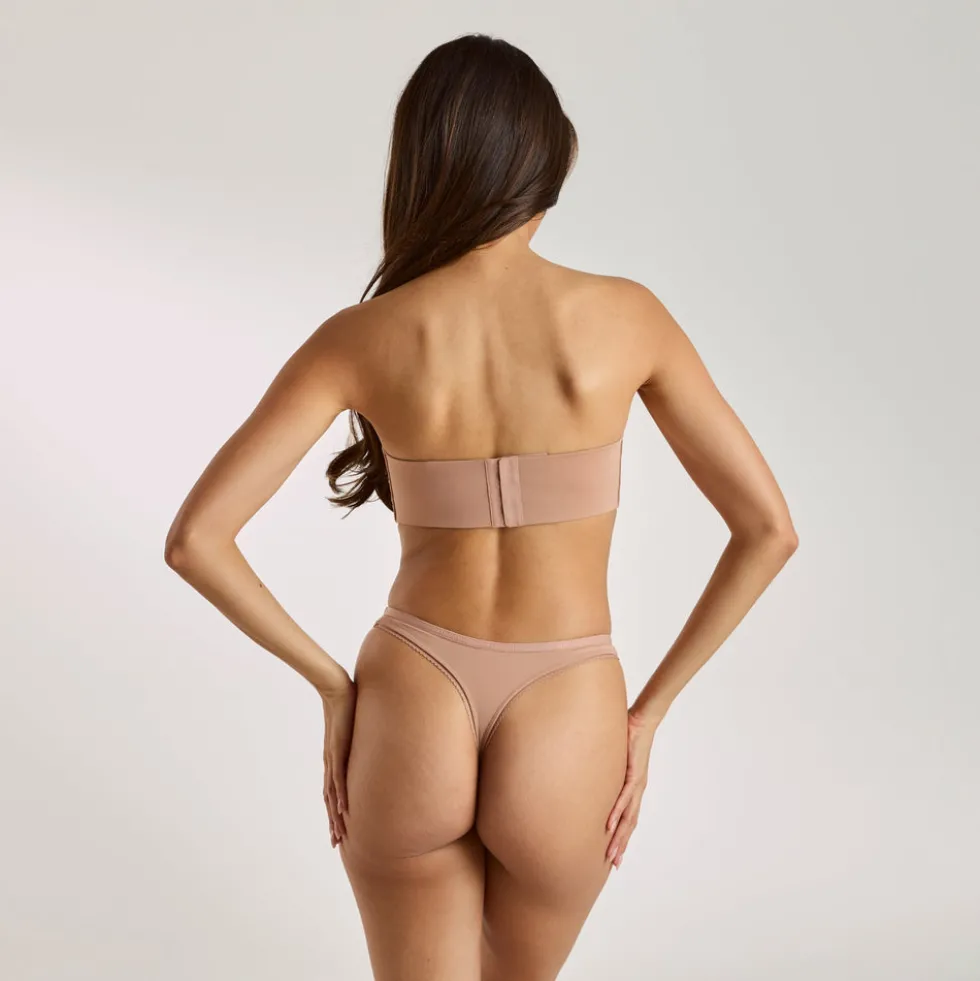 Soutien-gorge à Armatures Sans Bretelles - Miel