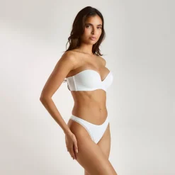 Soutien-gorge à Armatures Sans Bretelles - Blanc