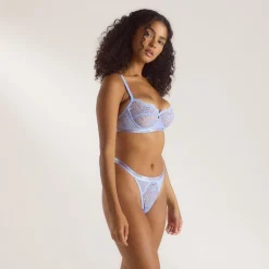 Soutien-Gorge Blossom Bicolore - Bleu Barbeau