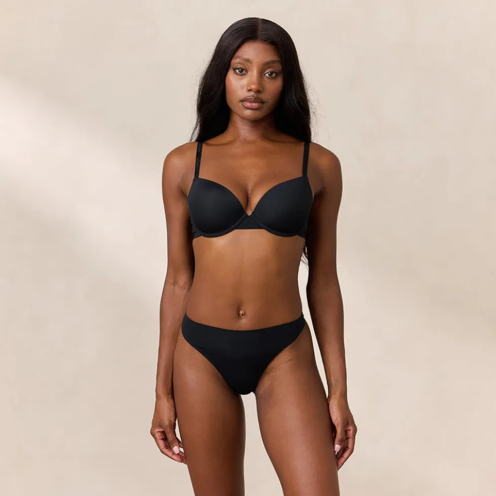 Soutien-gorge T-Shirt Invisible Form - Noir