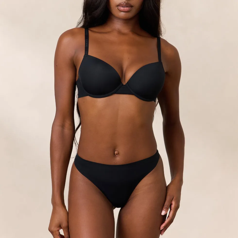 Soutien-gorge T-Shirt Invisible Form - Noir