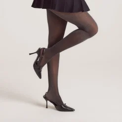 Sparkle Collant en Lurex (40 D) - Noir