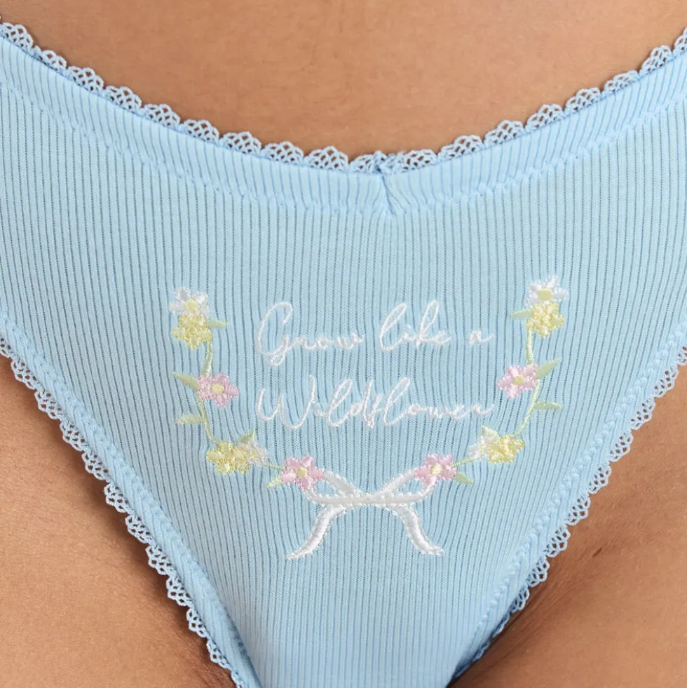 String Grow Like a Wildflower - Bleu
