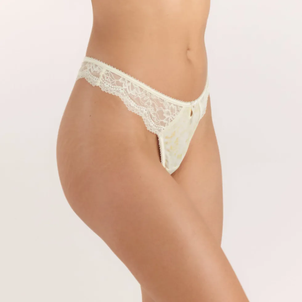 String Lila - Jaune Floral