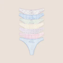 Strings Days of the Week (pack de 7) - Imprimé Multicolore