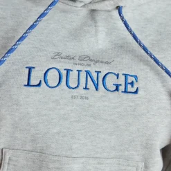 Sweat à Capuche Court - Gris chiné