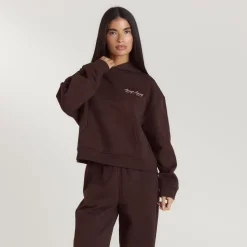 Sweat à Capuche Lounge Living - Chocolat