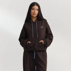 Sweat à Capuche Oversize - Chocolat Noir
