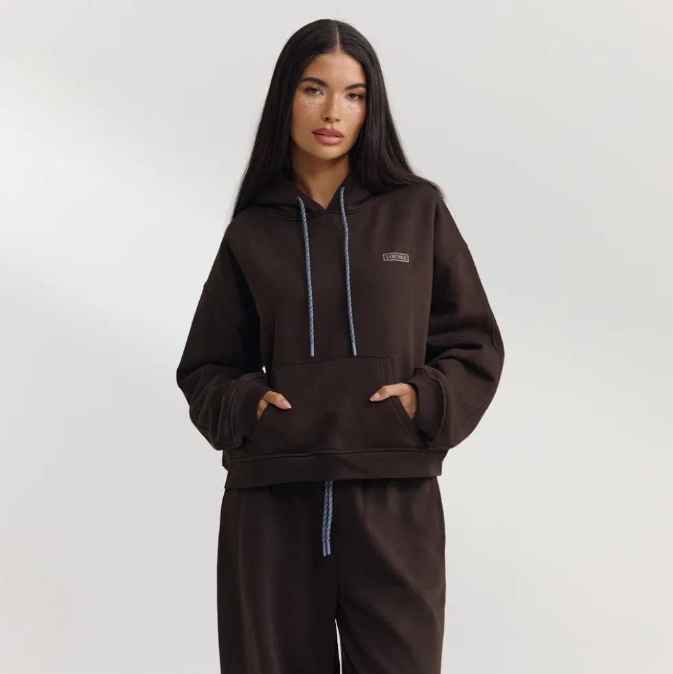 Sweat à Capuche Oversize - Chocolat Noir