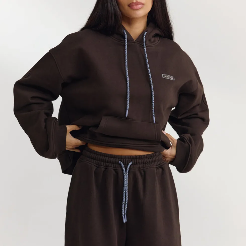 Sweat à Capuche Oversize - Chocolat Noir