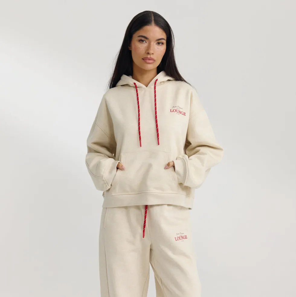 Sweat à Capuche Oversize - Flocon d'Avoine
