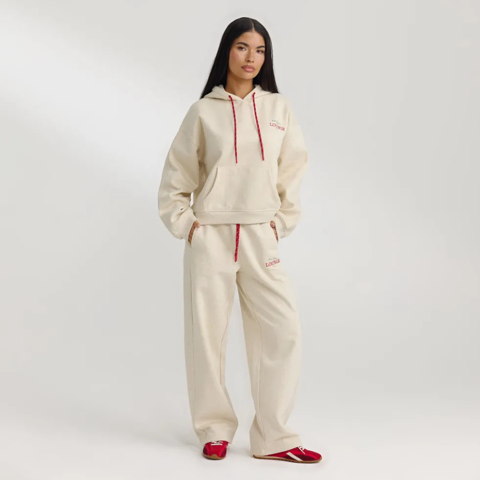 Sweat à Capuche Oversize - Flocon d'Avoine