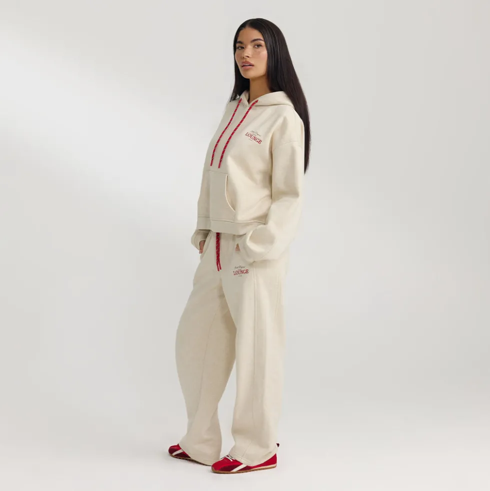 Sweat à Capuche Oversize - Flocon d'Avoine