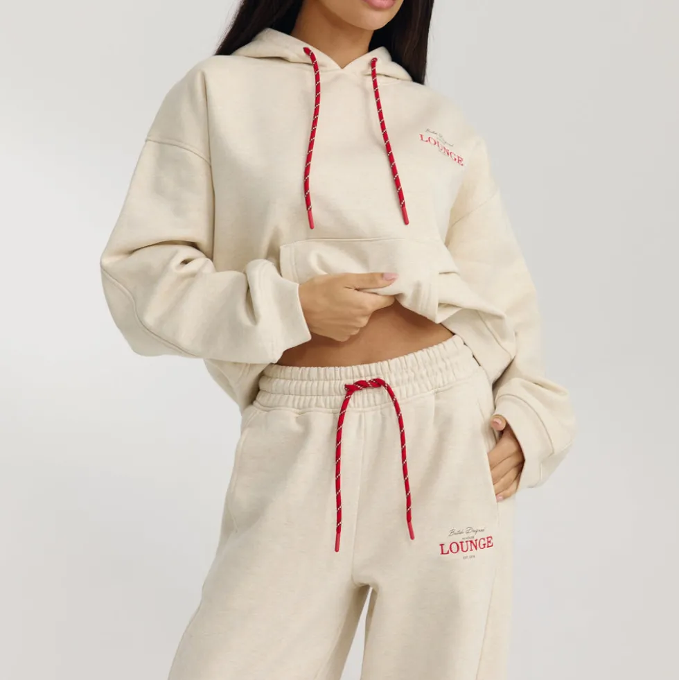Sweat à Capuche Oversize - Flocon d'Avoine