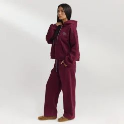 Sweat à Capuche Oversize - Laque Cerise