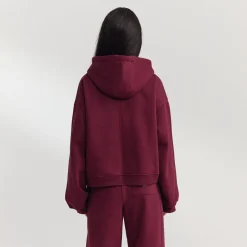 Sweat à Capuche Oversize - Laque Cerise