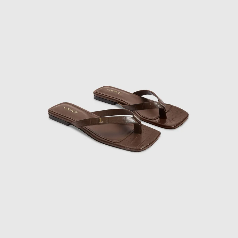 Tongs Brielle - Chocolat