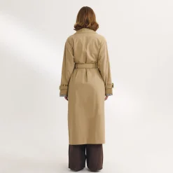 Trench avec Finitions en Daim - Sable