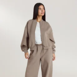 Veste en Néoprène - Taupe