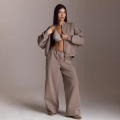 Veste en Néoprène - Taupe