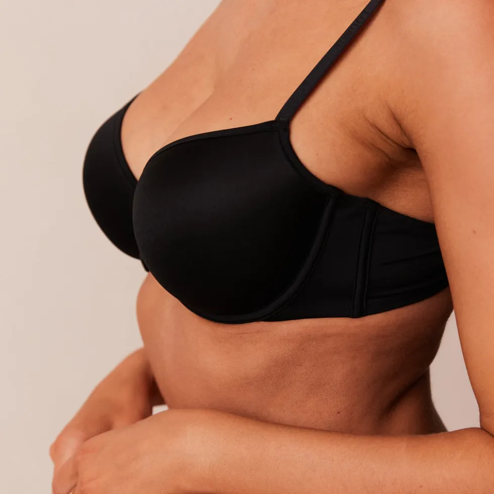 Your Everyday T-shirt Soutien-Gorge et String/Culotte Ensemble - Noir