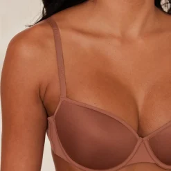 Your Everyday T-shirt Soutien-Gorge et String/Culotte Ensemble - Moka