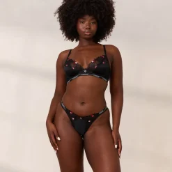 Zalia Plunge Soutien-Gorge - Noir